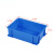艺佳 过滤零件盒周转箱物料配件箱塑料五金工具盒 蓝色8#245*170*75