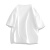 NASA GISS官方潮牌短袖男情侣款百搭纯棉t恤透气夏季宽松上衣 白色 L 