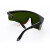 激光护目镜 1064nm激光打标机雕刻机防护眼镜镭雕切割焊接护目镜 黑架墨绿镜片(加厚)+眼镜袋