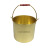 防爆铜桶带盖铜消防桶加油站专用铜桶加厚直型消防铜制油桶 一体成型直型10L