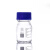 螺口试剂瓶250ml透明蓝塑料盖带刻度耐高温高硼硅玻璃丝口瓶实验化工教学 高硼硅 500ml