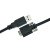 工业相机高柔拖链连接线缆USB3.0 线缆Micro-B公数据线带锁可定制 侧弯 1m