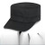 LISM新式保安帽物业门卫执勤帽春夏款网眼可调节男女通用平顶作训 黑色发一顶 可调节 适合头围55-61