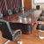 麦森（maisen）会议桌 商务办公实木桌配16台15.6英寸液晶升降器可定制 6*2*0.76米红胡桃色 MS-20XM-0330