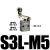 定制适用气动机械阀S3B/S3L/S3R/S3V/S3HS/S3PM/S3PL/S3PF/S3HL- s3l-m5