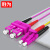 胜为 光纤跳线 LC-SC 多模双芯 紫色 50m FLSO-2500