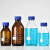 奔囍 玻璃蓝盖试剂瓶 玻璃刻度样品瓶 颜色备注 透明50ml