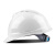 星工  安全帽 新国标ABS工地V型防砸抗冲击工程电力施工印字 白色