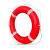 船用救生圈安全绳大人成人专业实心泡沫CCS2.5应急防汛塑料救生圈 国标普通款2.5KG普通救生圈