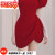 BALITOMMS法式复古礼服女红色方领泡泡袖设计感不规则显瘦短裙敬酒服 红色 S