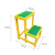 适用于绝缘凳玻璃钢绝缘梯单梯升降梯关节梯电工登高平台高低凳子定制 2层凳(300*500*800mm)
