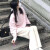 卫衣女套装2023秋冬茶系穿搭一整套奶系时尚感慵懒风毛衣 套装(上衣+裤子) S