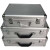 生产铝箱医箱五金工具箱设备展示箱手提铝合金箱 黑色中( 43*28*13 CM )
