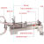 定制适用厂价直销 液体卧式气动灌装机 自动灌装机 精准定量灌装 50-500ml