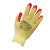 博迪嘉GL012 2股回收黄纱乳胶浸胶手套 常规经济款高橡胶涂层劳保手套 黄橙色 8号 1打 企业专享