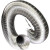 PULIJIE 3寸75mm耐高温排气管不锈钢金属软管防火管排废气管通风管波纹管 75mm4米