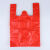 元易乐（yuanyile）红色食品环保袋全新料手提袋塑料袋 加厚胶袋大号背心袋收纳袋 红36宽X54高 超厚型 1000只