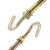 海斯迪克 HK-10 彩锌拉爆钩 膨胀勾 彩锌螺丝钩 M8 (10个)