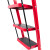 京文 红色加厚折叠人字梯 多功能人字梯便携多用储物登高梯子 红色6步梯