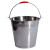 卫洋 不锈钢水桶 环卫物业酒店宾馆储物桶垃圾桶清洁桶 20L无盖 不锈钢水桶