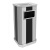 科力邦（Kelibang）不锈钢方形垃圾桶 立式垃圾桶多边形金属垃圾桶 KBQ072 （客户团单专拍）