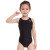 英发（YINGFA） 儿童泳衣竞速训练比赛游泳装大小女童三角泳衣923 922A-1黑色 M（建议体重50-60斤）