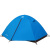 牧高笛户外2人双层玻杆3人T2/T3铝杆防雨遮阳露营旅游帐篷普及款 T2双人玻杆蓝色