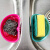 日本进口inomata滤水篮 筷子桶刷子篮厨房杂物置物筐 卫生间置物架 水槽滤水网 蓝色