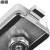 祖程不锈钢灵性电机控锁静音锁单双头门锁单元门锁小区门禁 双头505DL（不锈钢材质/进出钥匙）