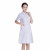 劳保佳 娃娃领护士服 实验室药店养老院工作服 平纹夏款 可定制logo 白色 XXL码 一件装