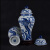 奋行陶瓷 景德镇花瓶陶瓷器花器摆件 仿古手绘青花瓷将军罐 1个