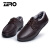 零度(ZERO)男鞋 加绒保暖棉鞋柔软舒适商务休闲鞋头层牛皮男士休闲皮鞋 R75237 棕色 44码