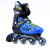 美洲狮（COUGAR）溜冰鞋 成人轮滑鞋旱冰鞋成年男女休闲滑冰鞋直排滑轮鞋 黑蓝鞋+提鞋扣 M码(厂标37-40码实际36-39码)