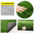 康之伴（KANGZHIBAN）塑料草坪地毯仿真人造假草坪加密人工室内装饰足球场阳台绿色垫子 25mm加密加厚彩虹草