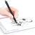 AJIUYU 电容笔平板电脑 触控笔手写笔手机笔记本主动式触摸屏幕绘画图高精度细头签字笔 爵士黑（金属材质灵敏耐用）IOS安卓win10系统 酷比魔方平板iPlay10/9/iwork10系列