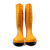 霍尼韦尔75708 Easy轻型PVC安全靴 工厂男女工作防砸防刺穿 防化耐油 黄色 45*1双