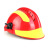 谋福 CNMF 8045 韩式头盔F2 抢险救援防砸头盔 眼罩抢险救援安全帽 韩式安全帽 （F2红色韩版头盔）