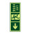 星工（XINGGONG）安全出口地贴夜光地贴荧光指示牌提示荧光通道牌 疏散方向 左箭头安全出口5个装