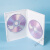 亚众 光盘收纳盒加厚透明收纳袋 CD盒可插封面方形半圆CD盒光盘盒 双面长方可插封面28*19CM厚1.5CM10个装