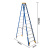 稳耐（werner）OBEL12 工程梯玻璃钢绝缘单侧人字梯3.7米电工工作站电力安全梯工业级通信电信十二步登高梯