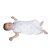 欧培（OPEN） 婴儿睡袋春夏薄款 防踢被 亲肤透气棉纱分腿式、背心睡袋 空调睡袋  背心式蓝冠款中号60cm(0-18个月)