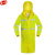 谋福 安全反光雨衣 风衣式荧光黄雨衣 牛津涂层布 雨披 2XL-175