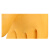 工业耐酸碱橡胶皮手套防酸碱乳胶劳保防护手套 加长加厚 耐强酸耐磨化工劳保手套50CM 黄色特厚50CM