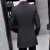 玛萨洛 春季男士外套中长款西服风衣男韩版青年时尚休闲学生西装潮流衣服 815黑色 165/M