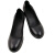 迦南天马（JIANANTIANMA）J6001 头层牛皮+PU底 坡跟 黑色 防滑鞋 企业定制