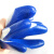 星宇（XINGYU）浸胶涂胶劳保手套 防滑耐磨 丁腈手套 透气耐油耐酸碱 工地工作干活防护N518 蓝色 12付/M码