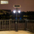 爱登斯 太阳能路灯户外庭院灯欧式高杆灯家用别墅小区花园灯双头景观灯 太阳能双头满江红院灯2.5米/白光