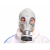 唐丰防毒面具消防面具 化学化工有毒气体全面具 喷漆甲醛防护面罩逃生面罩 皮脸+7号小铁罐