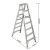 稳耐（werner）T377CN铝合金梯子折叠双侧2.1米工程梯七步人字梯工业梯楼梯