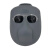 添新焊友 隔热电焊面罩防冲击 烧焊氩弧焊焊工电焊眼镜 BX-5灰色面罩配灰色镜片